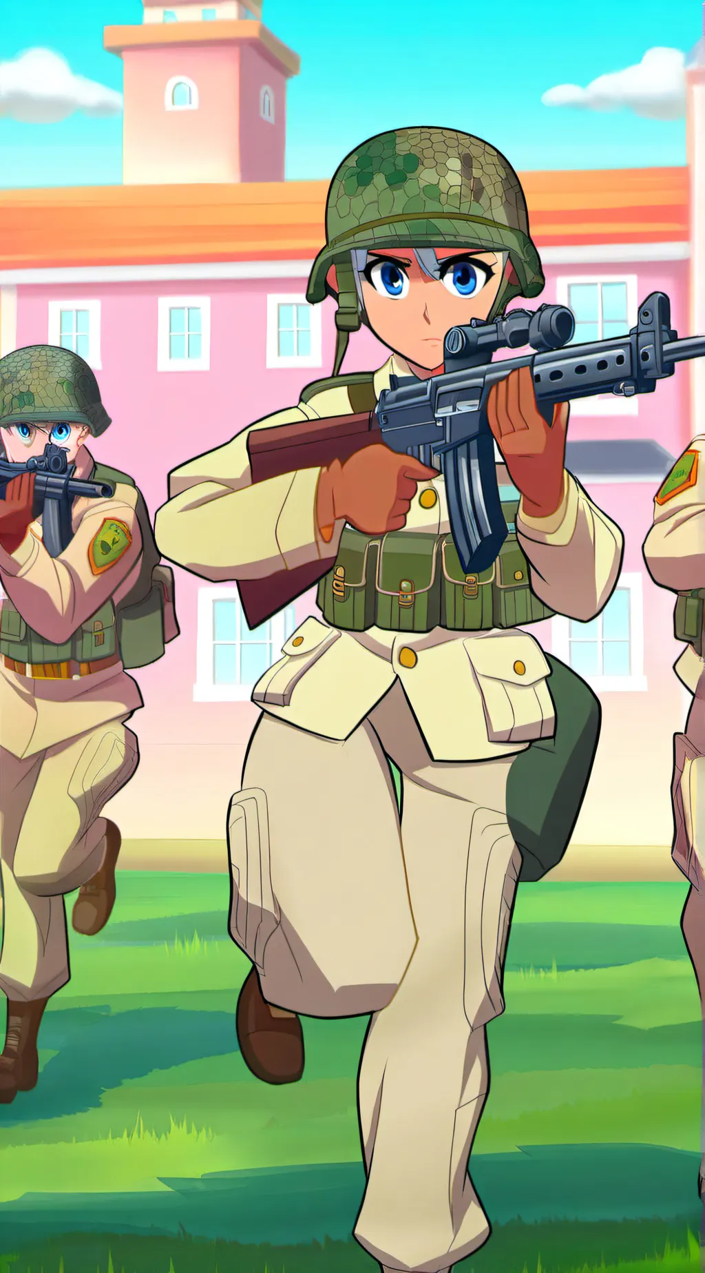 ai character: Alicia  background