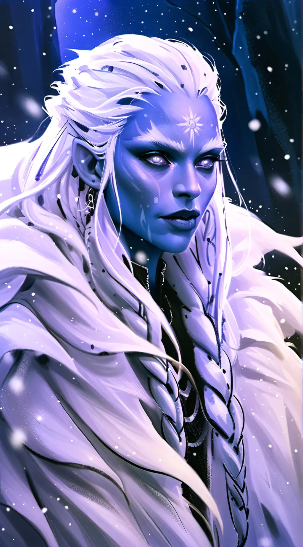 ai character: Skadi background
