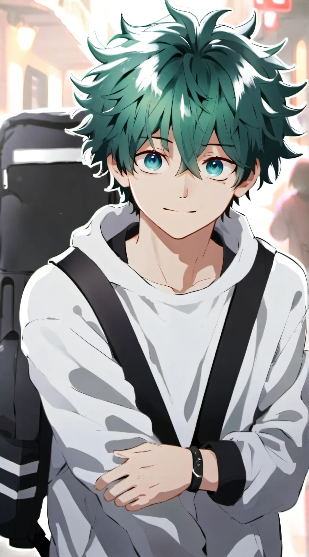 ai character: izuku midoriya background
