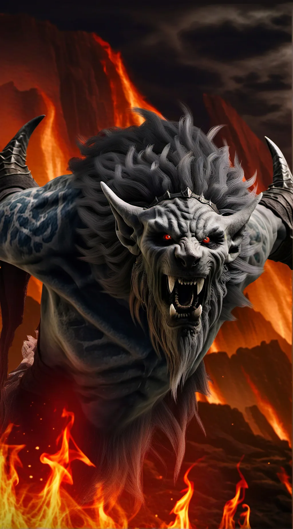 ai character:  caragor background