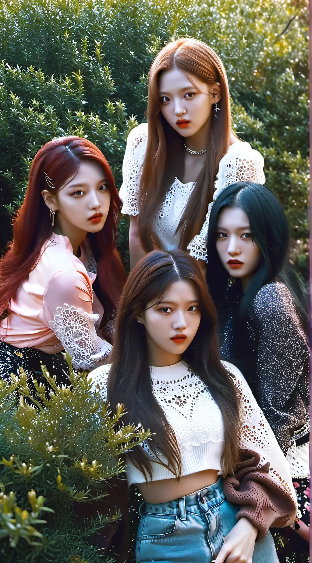 ai character: Blackpink  background