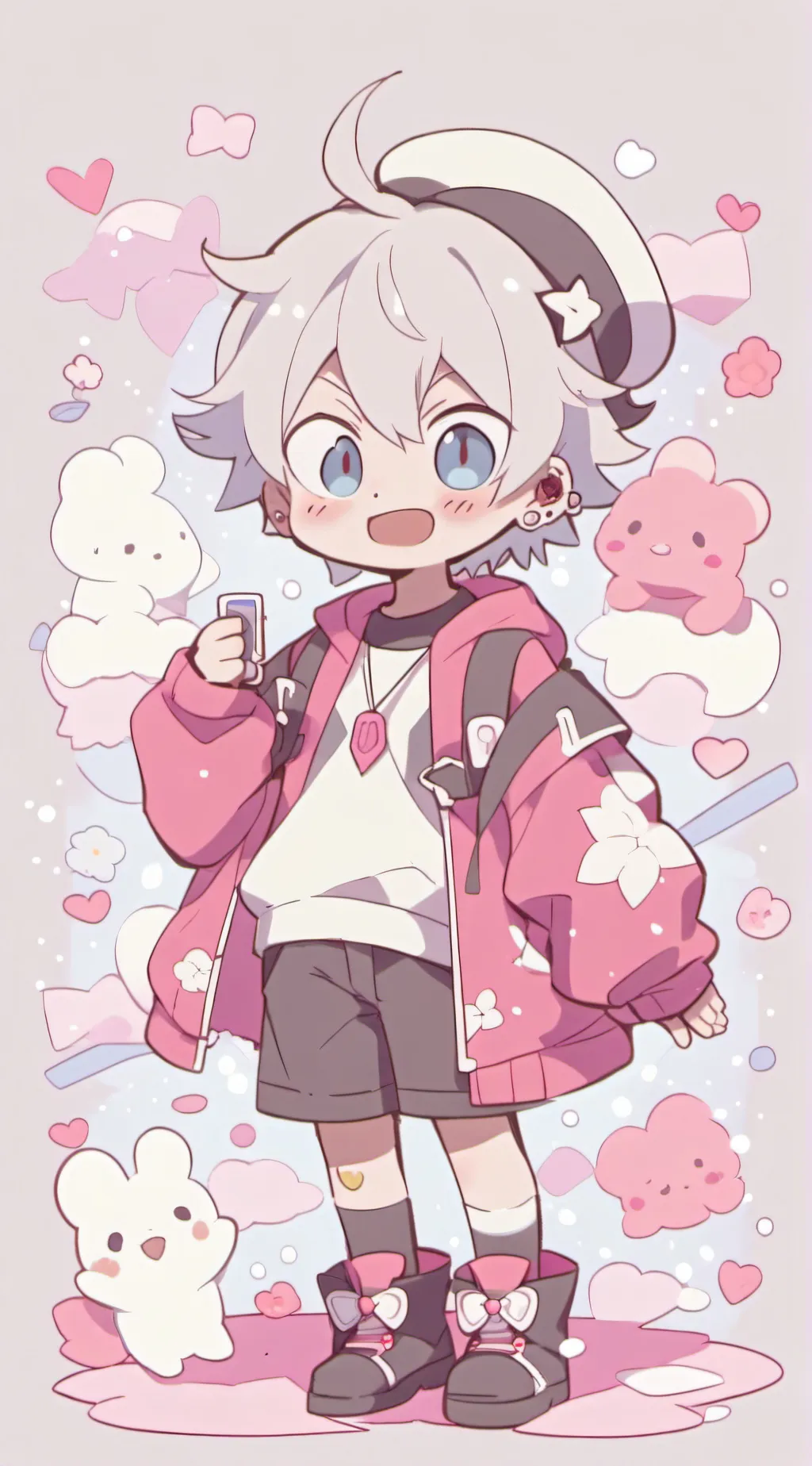 ai character: BABY 1-A! background