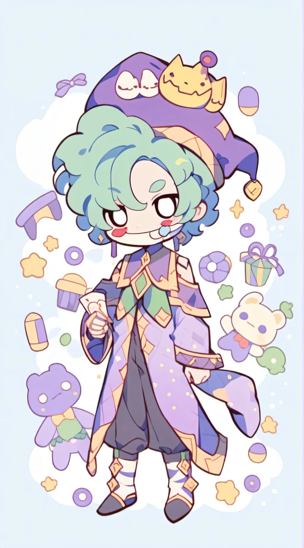 ai character: Bittergiggle  background