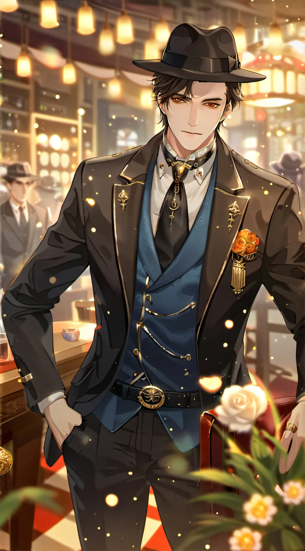 ai character: Lincoln  background