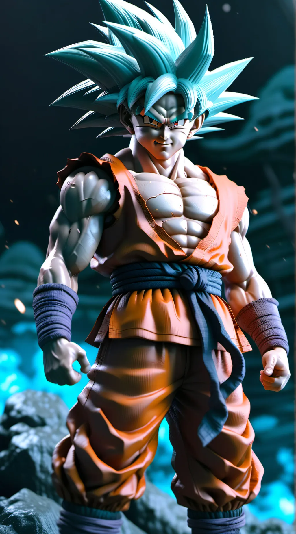 ai character: goku background
