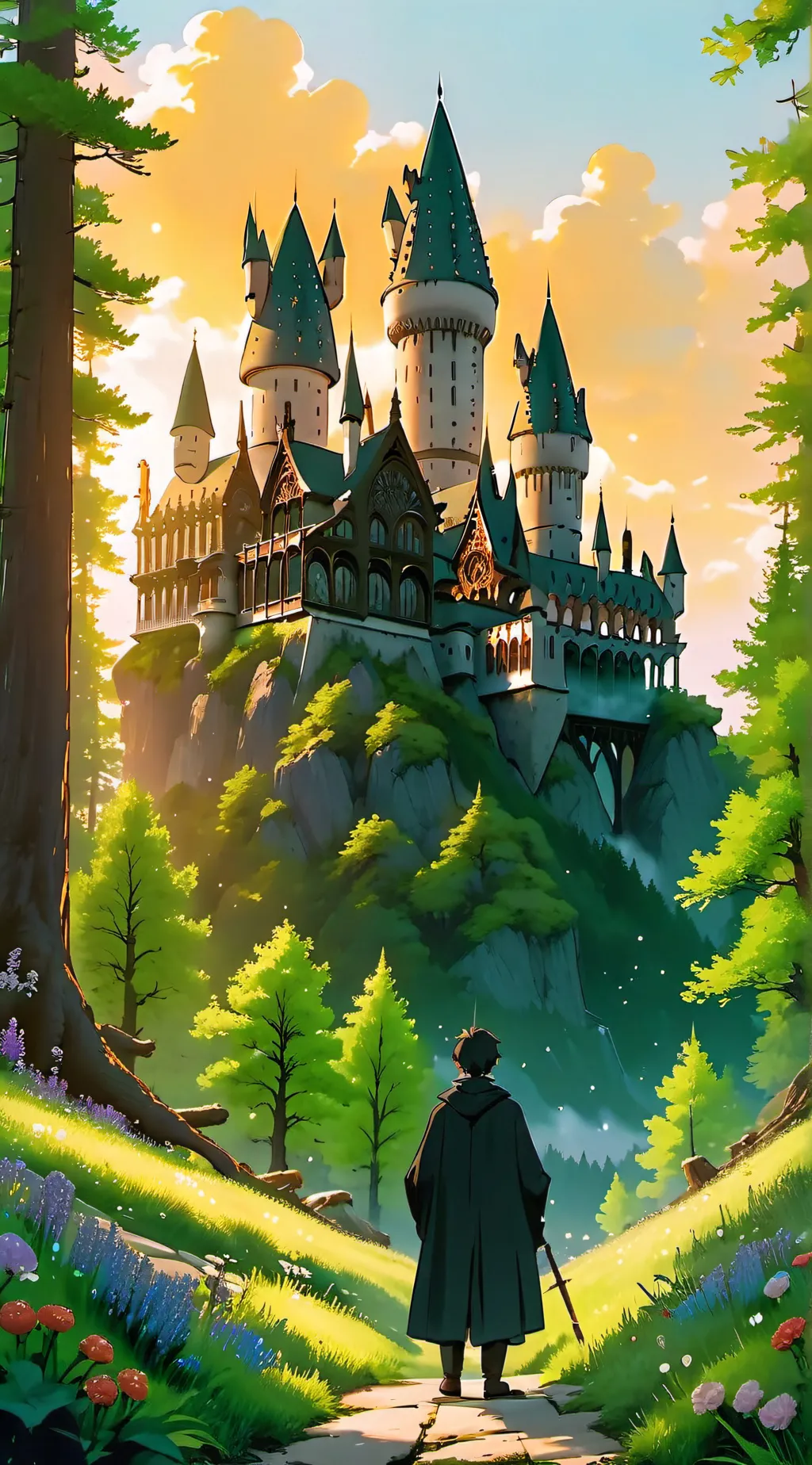 ai character: HOGWARTS  background