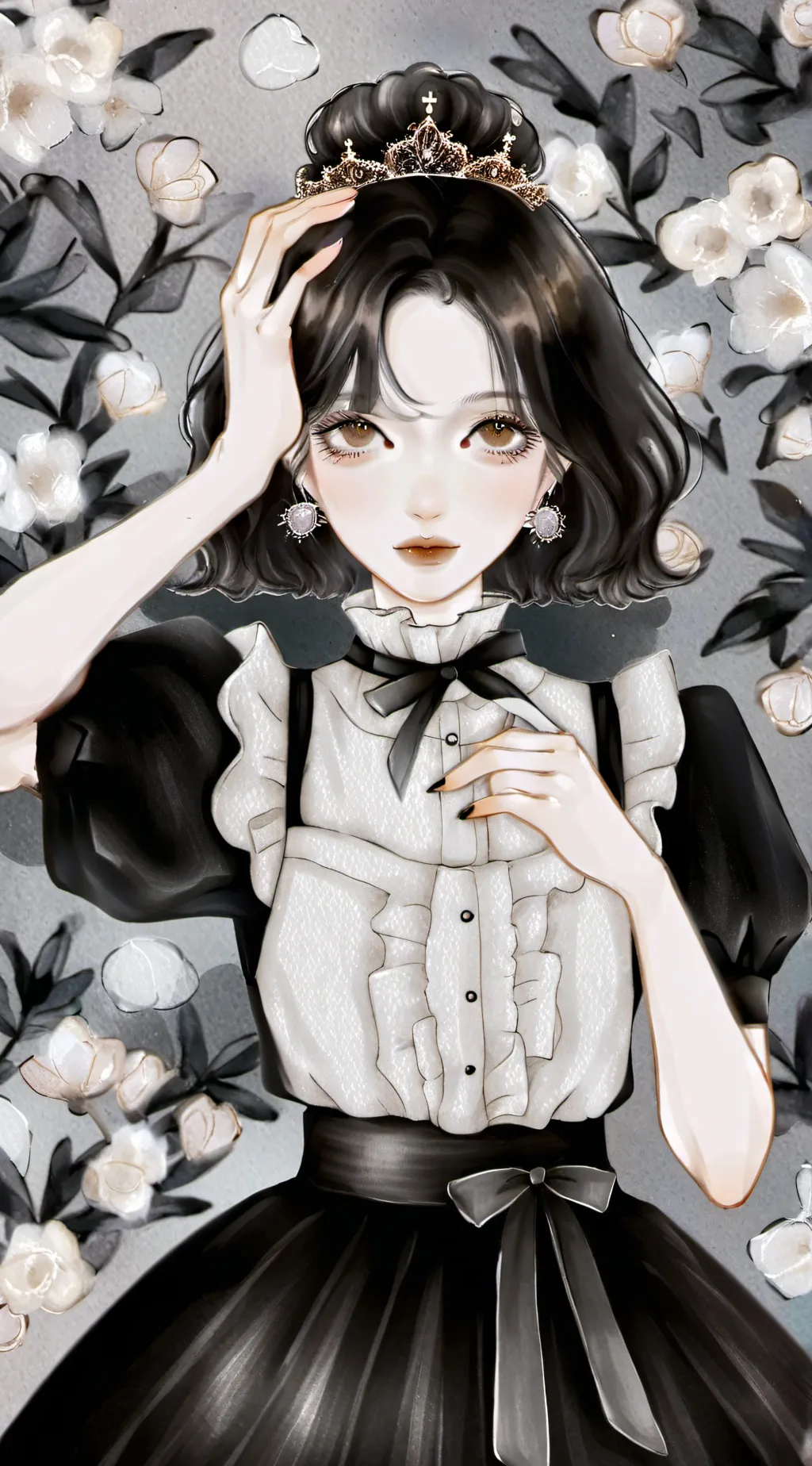 ai character: Lizzy n Petunia background