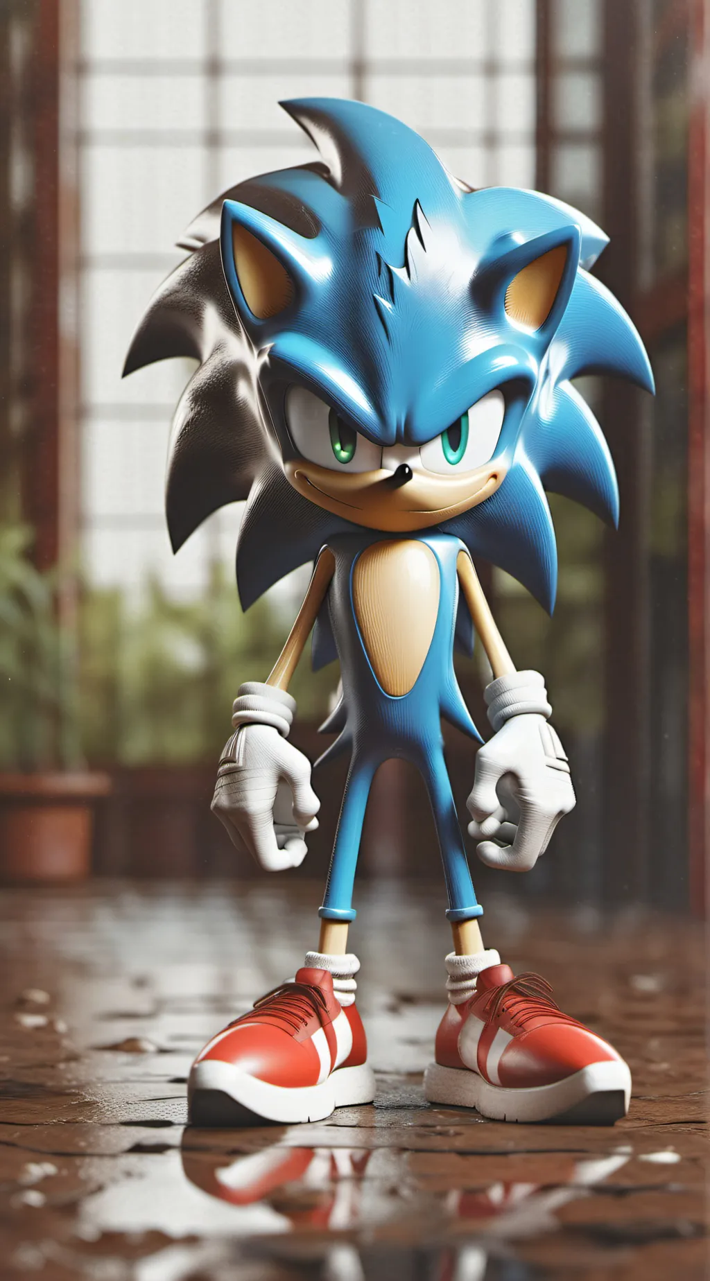 ai character: Sonic Road Trip background