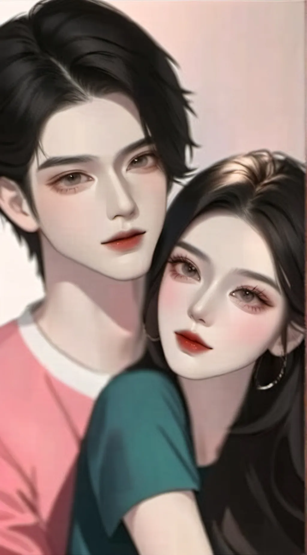 ai character: Zoey and Alex  background