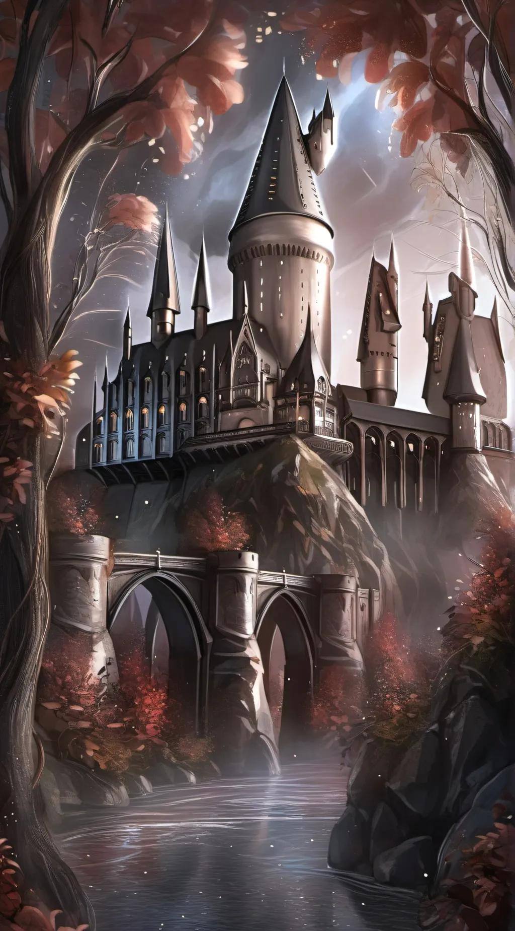 ai character: Hogwarts background