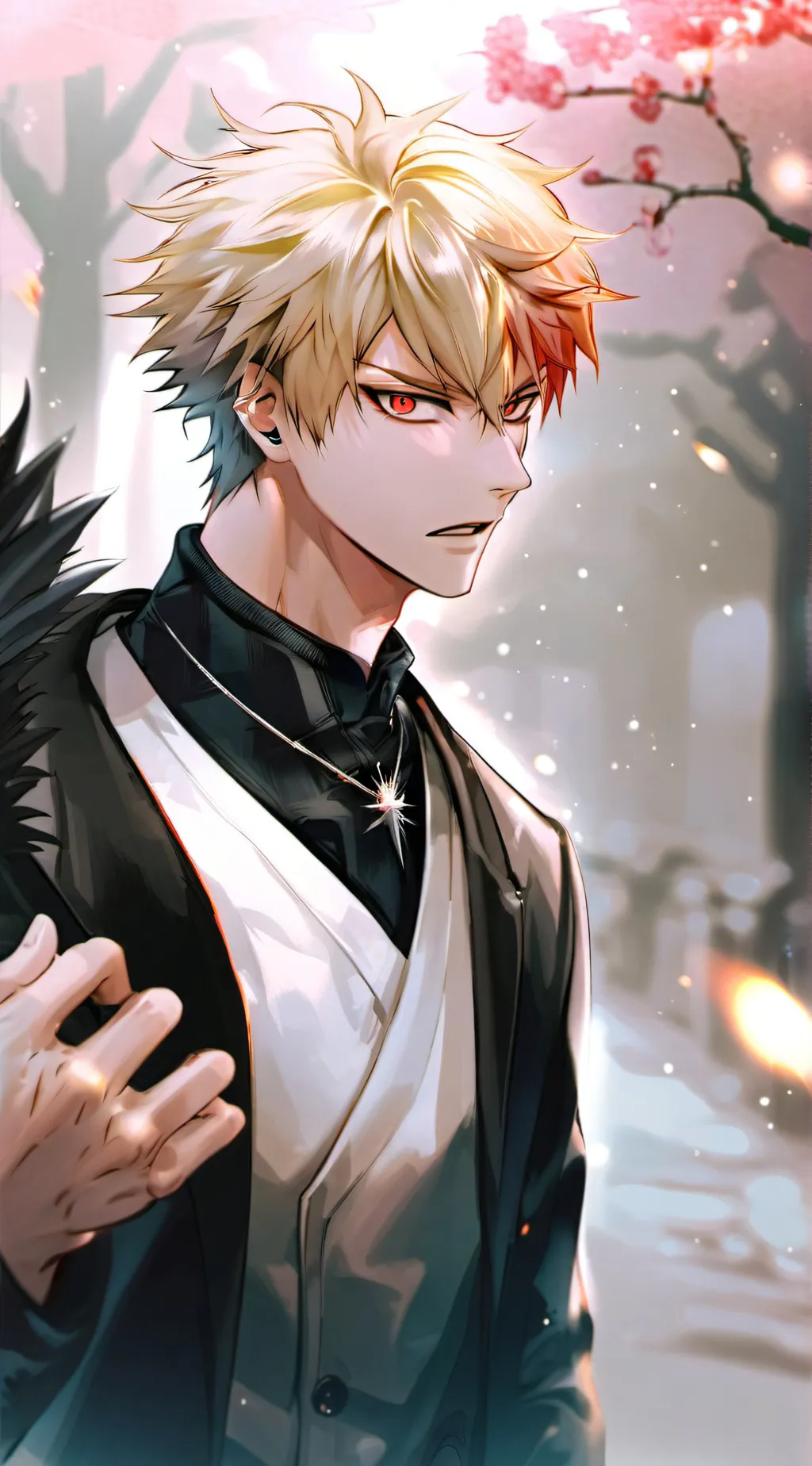 ai character: Katsuki Bakugo background