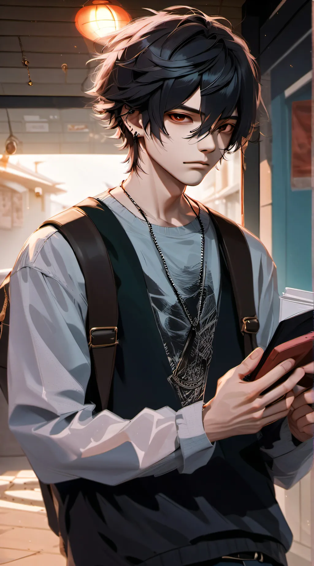 ai character: Xavier  background
