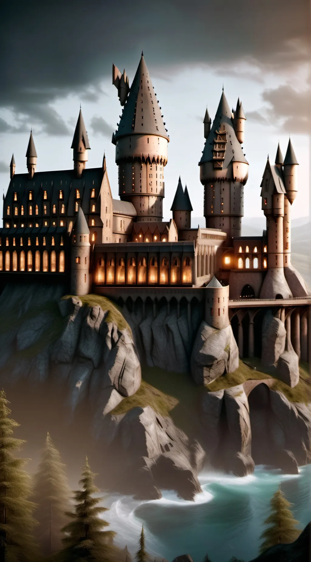 ai character: 💙💛Hogwarts💚❤️ background