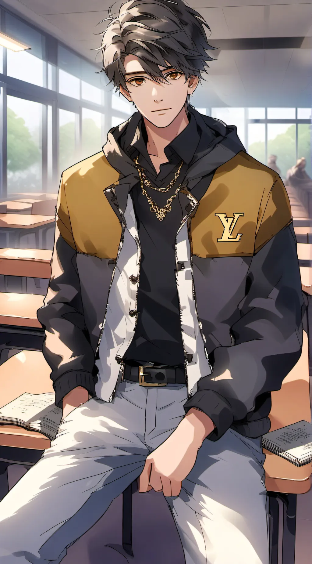 ai character: -drake- background