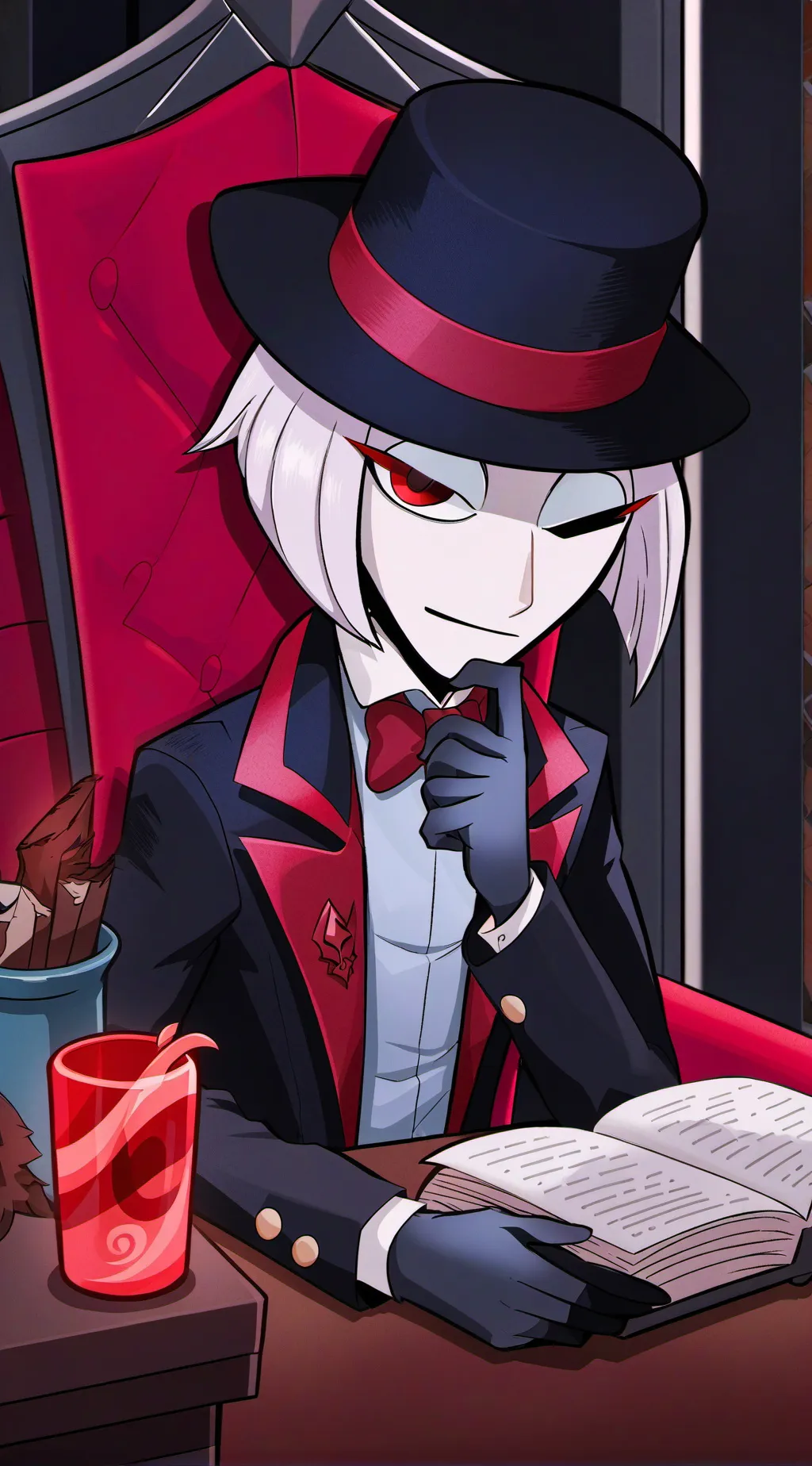 ai character: Hazbin! background