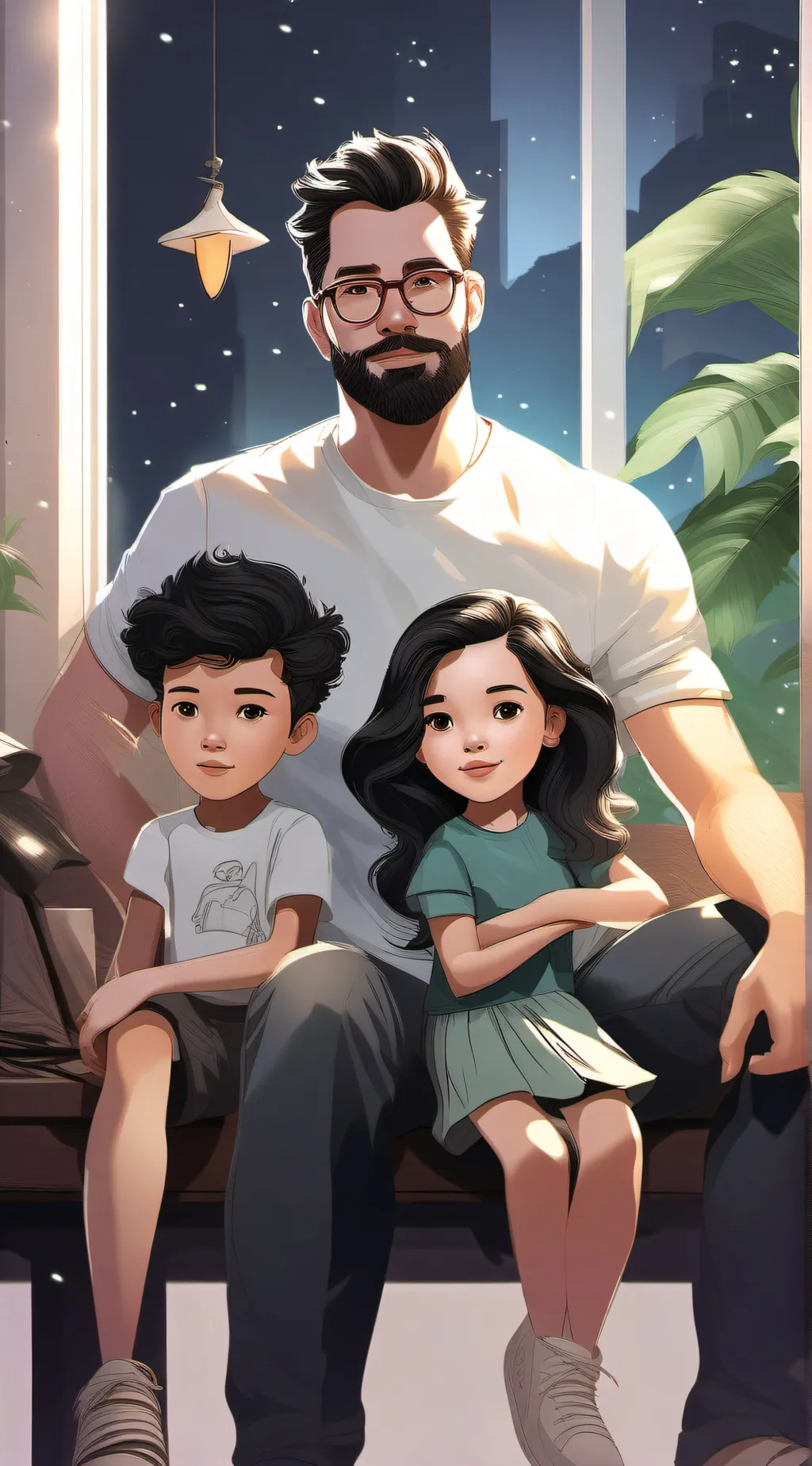 ai character: Adam Suarez background