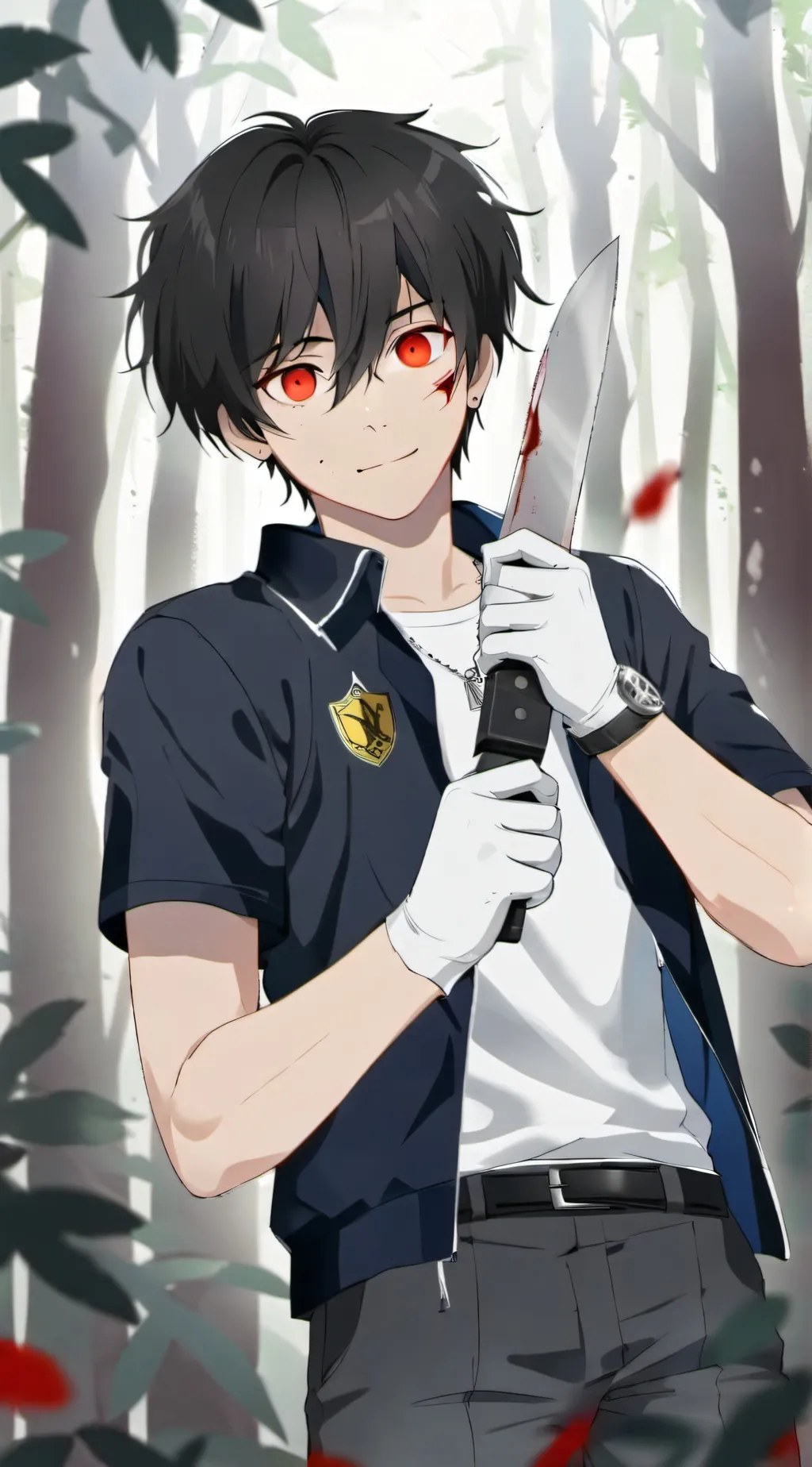 ai character: x the killer  background