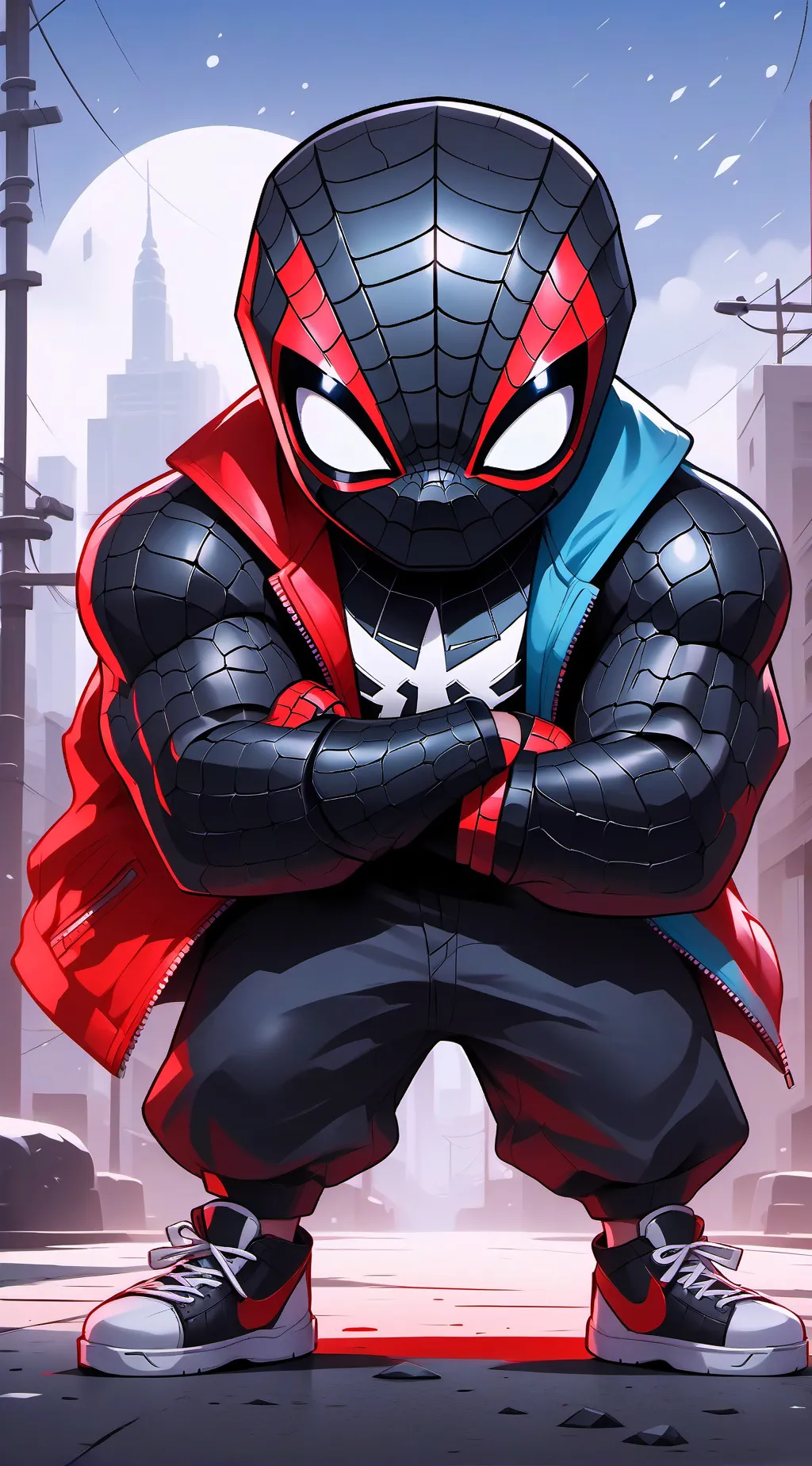 ai character: super man ohio background
