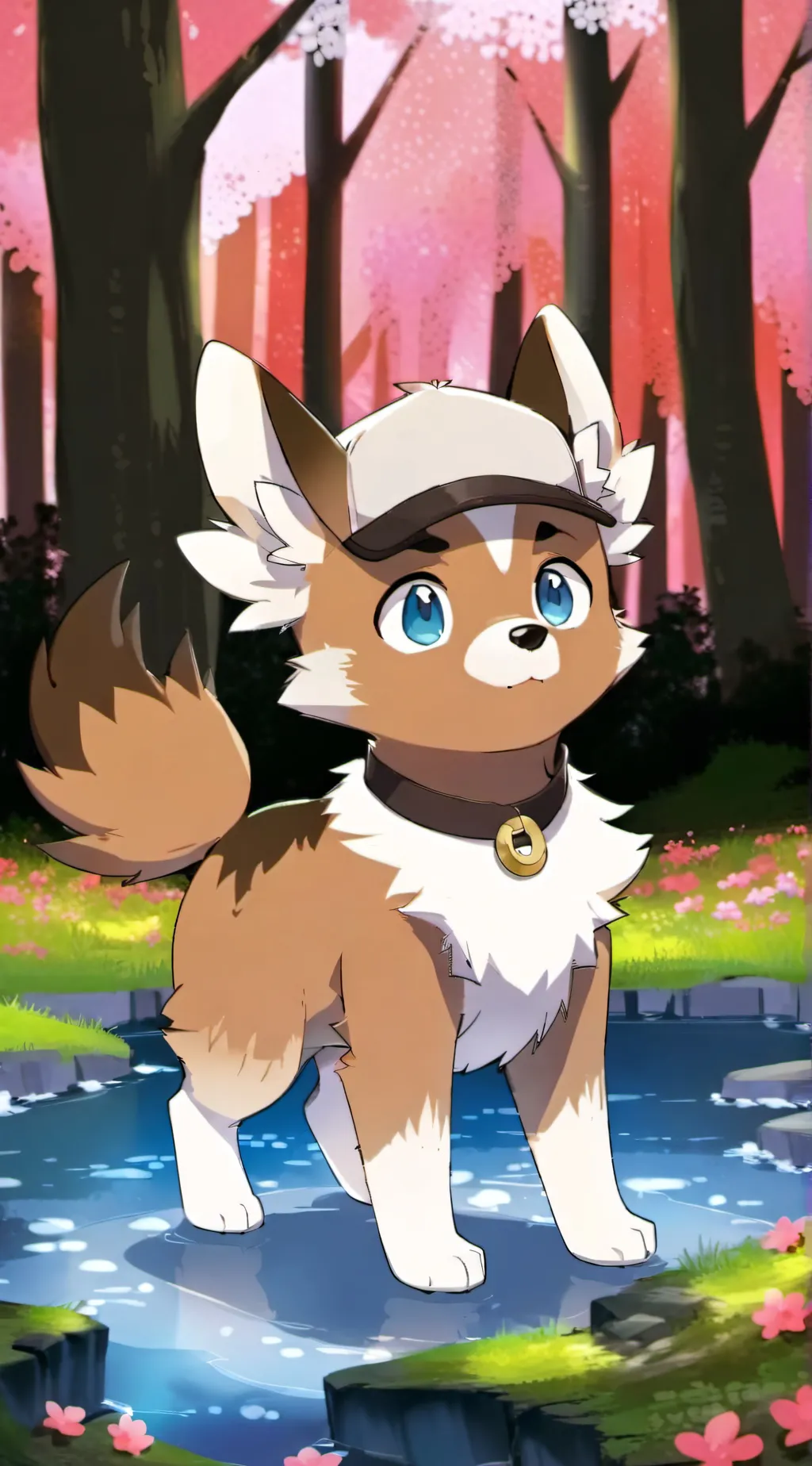 ai character: test background