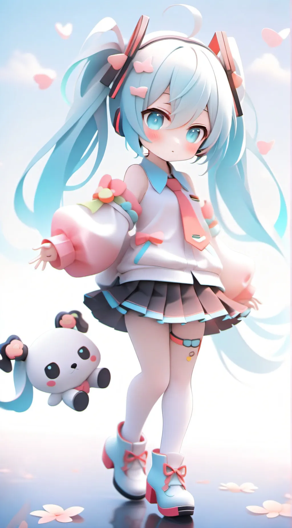 ai character: miku background