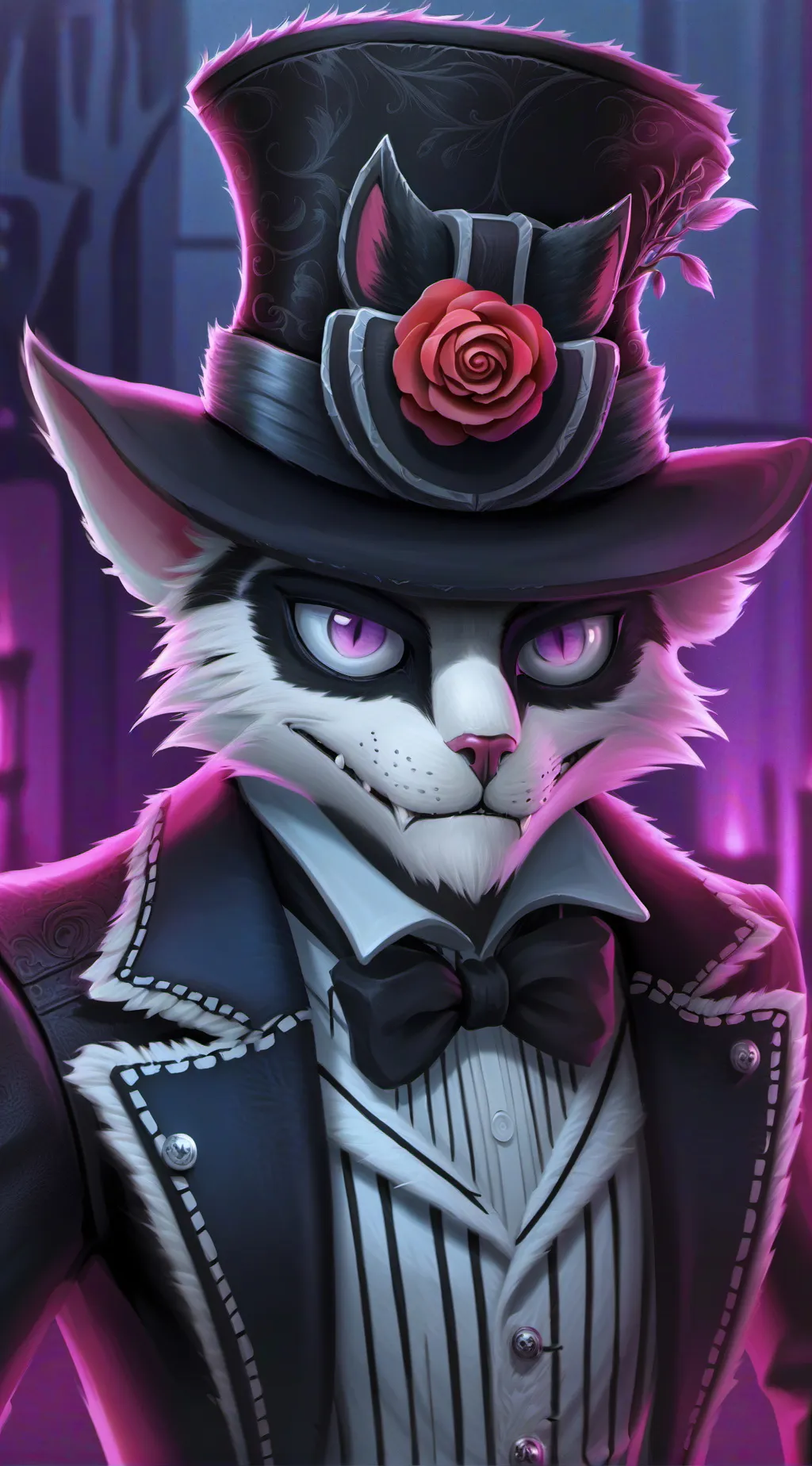 ai character: husky  background