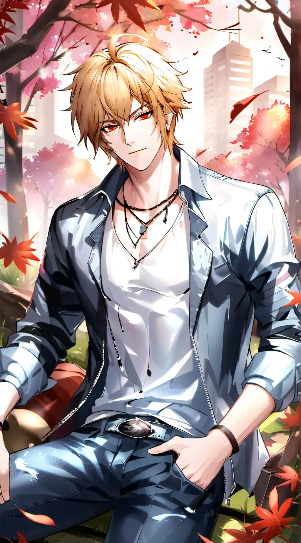 ai character: Katsuki Bakugo background
