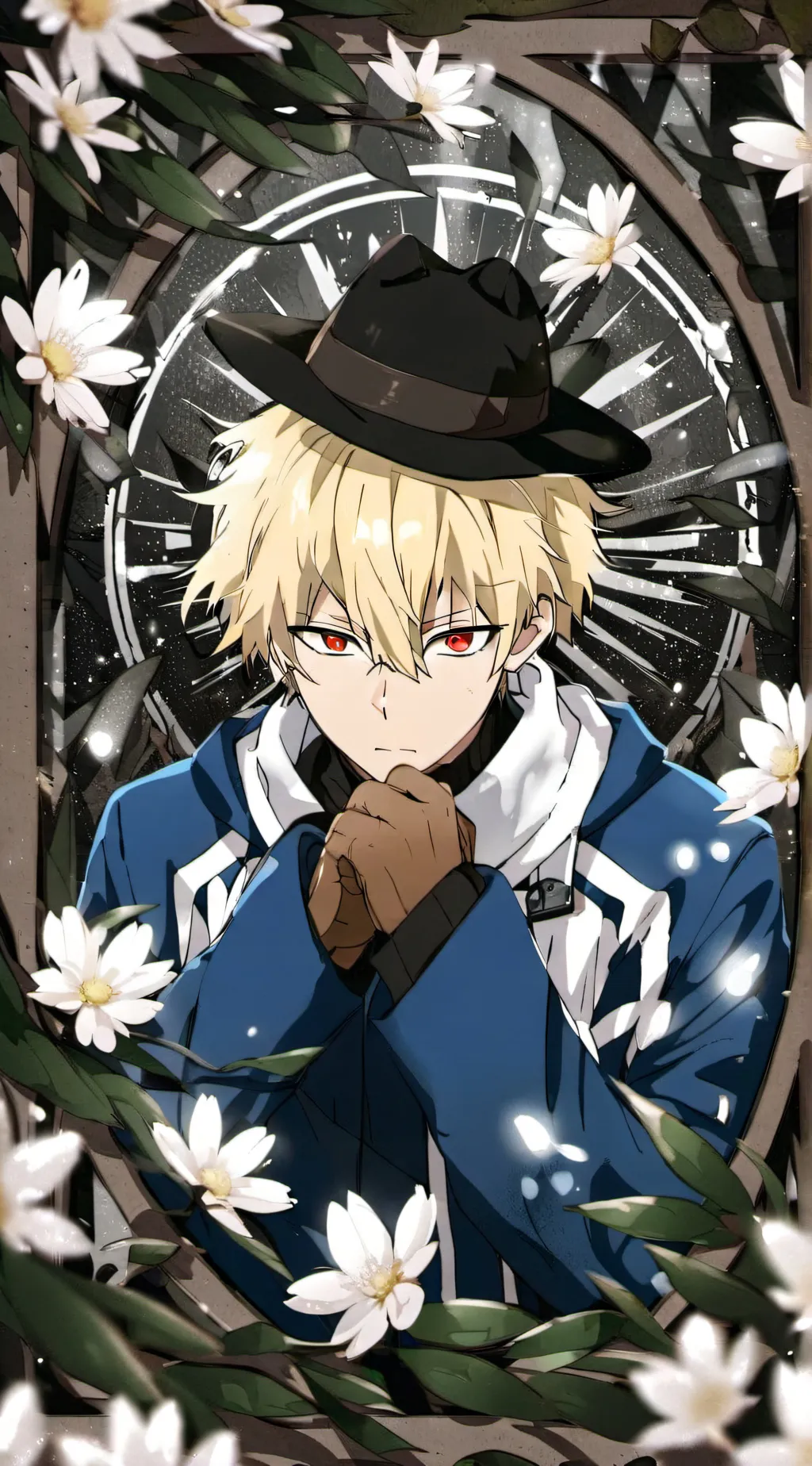 ai character: Katsuki bakugo background