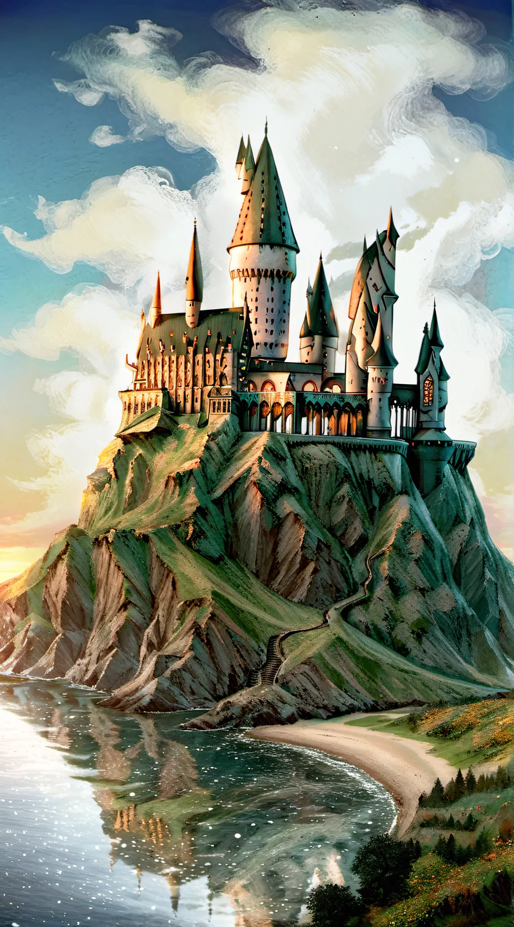 ai character: HP school background
