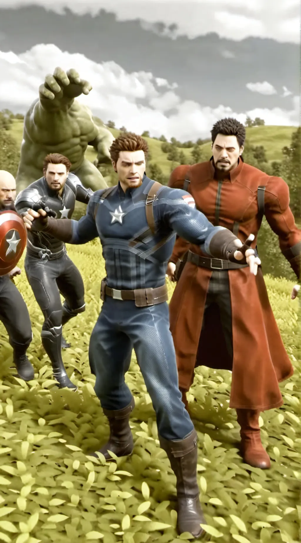ai character: Avengers background