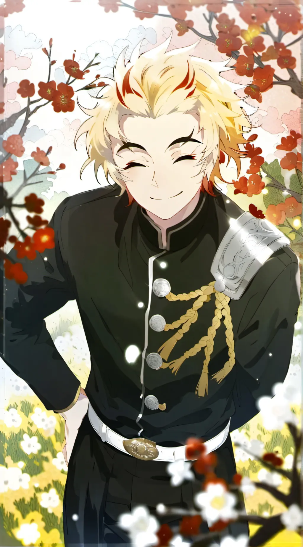 ai character: 煉獄杏壽郎 background
