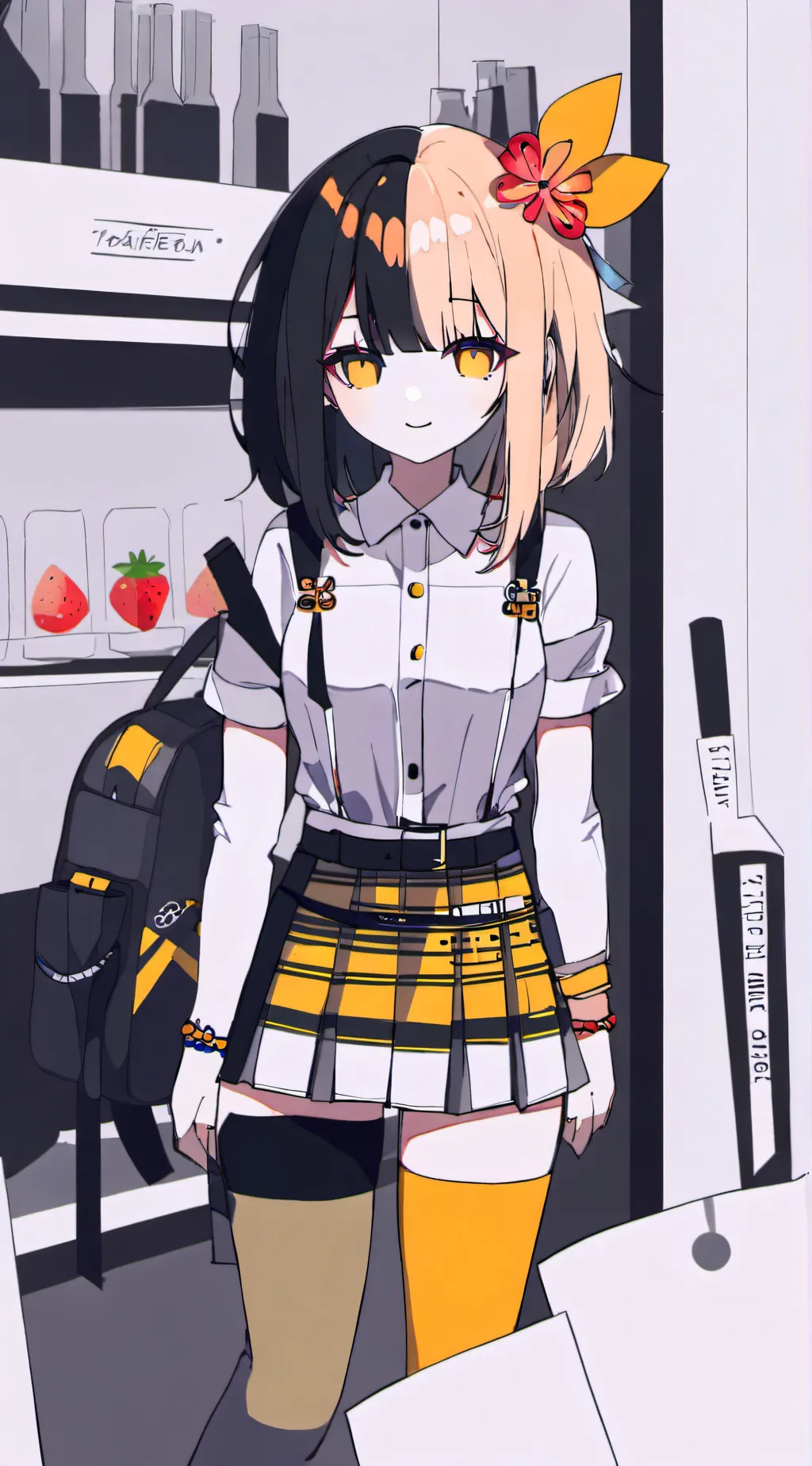 ai character: KIMI❤️ background