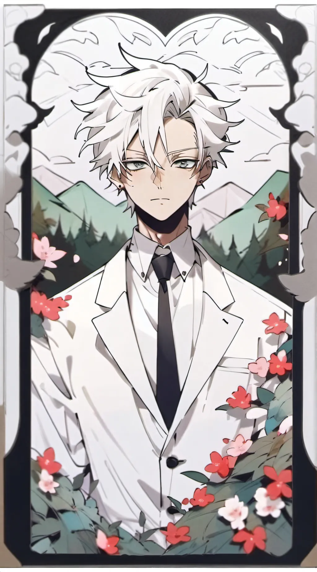 ai character: Soulmate Color background