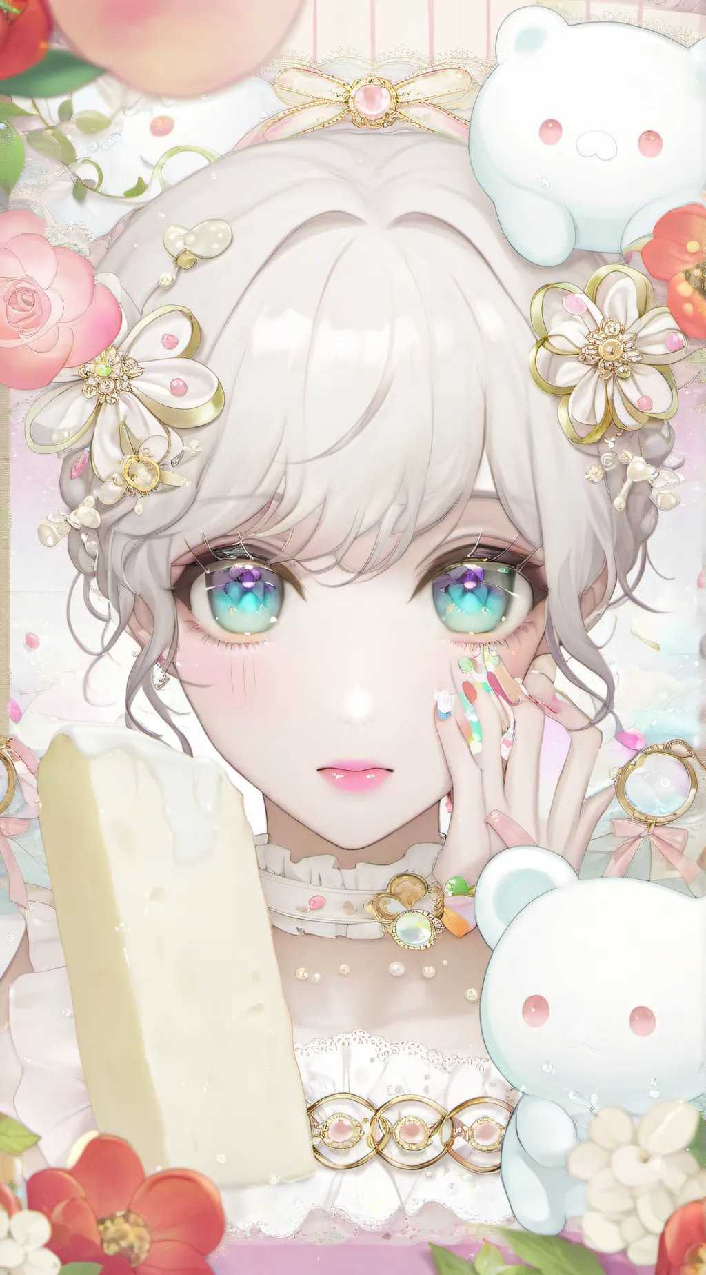 ai character: kpop background