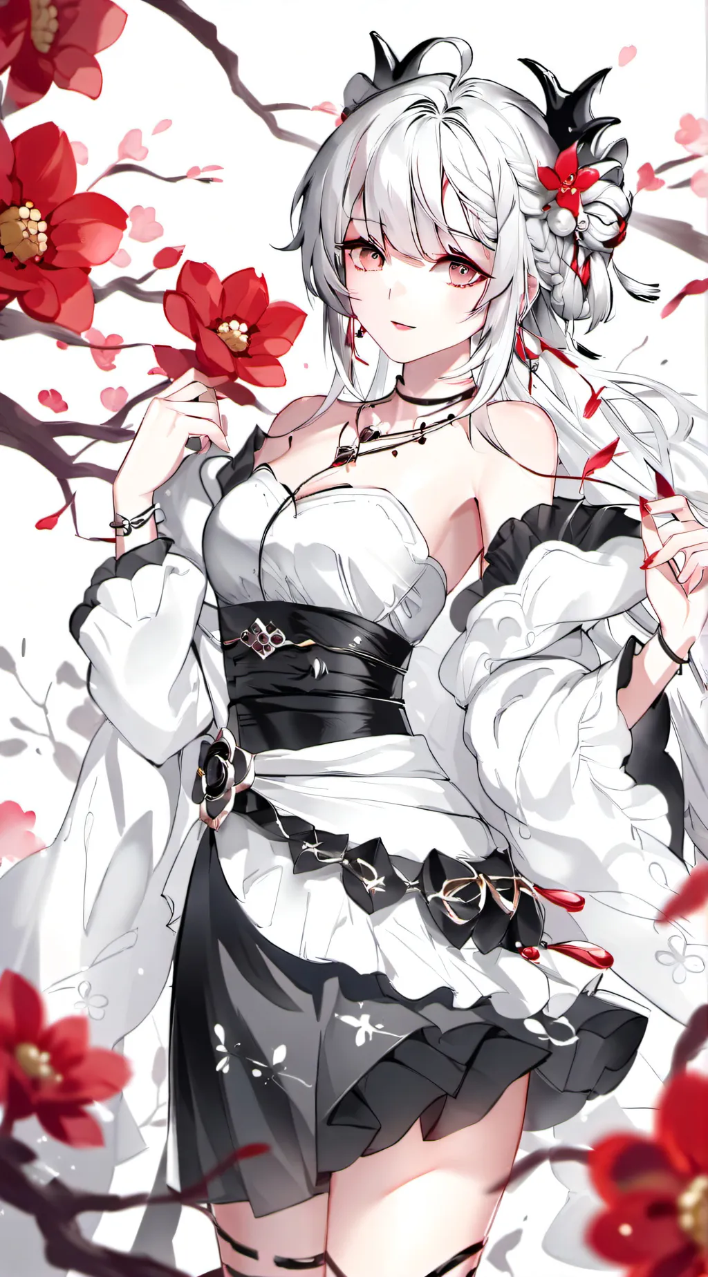 ai character: cute chloe  background