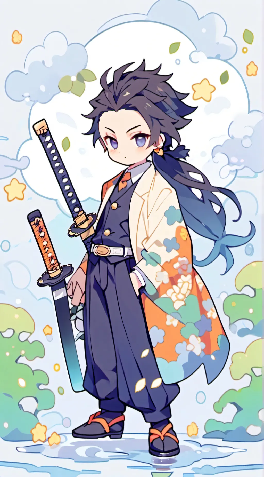 ai character: giyuu tomika background