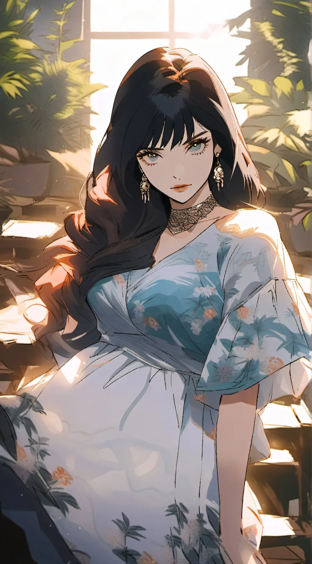 ai character: Ur mom background