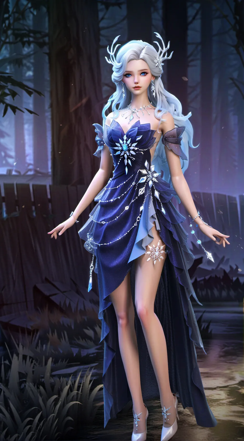 ai character: Evelyn background