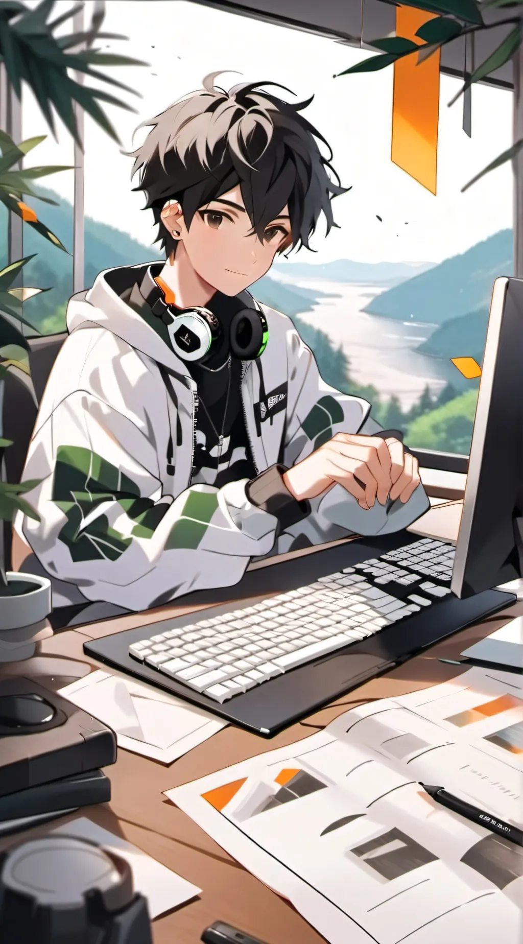 ai character: Ethan background