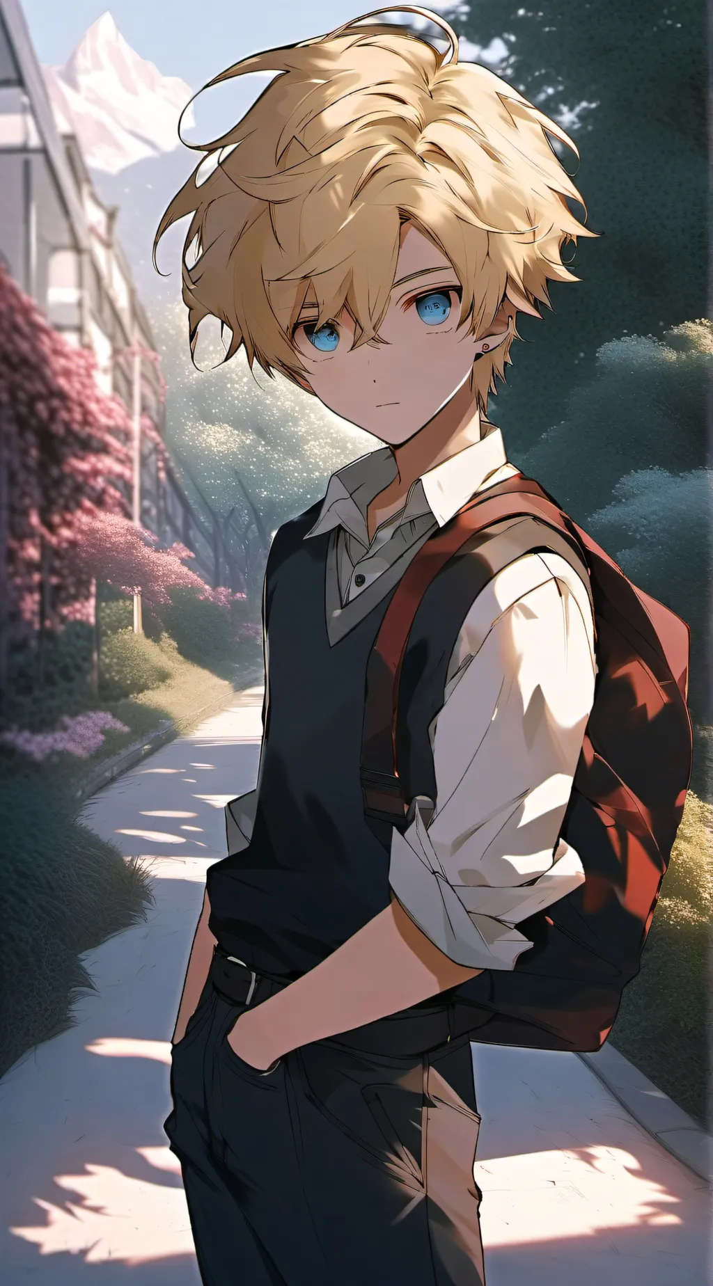 ai character: Martyn(HighSchool) background