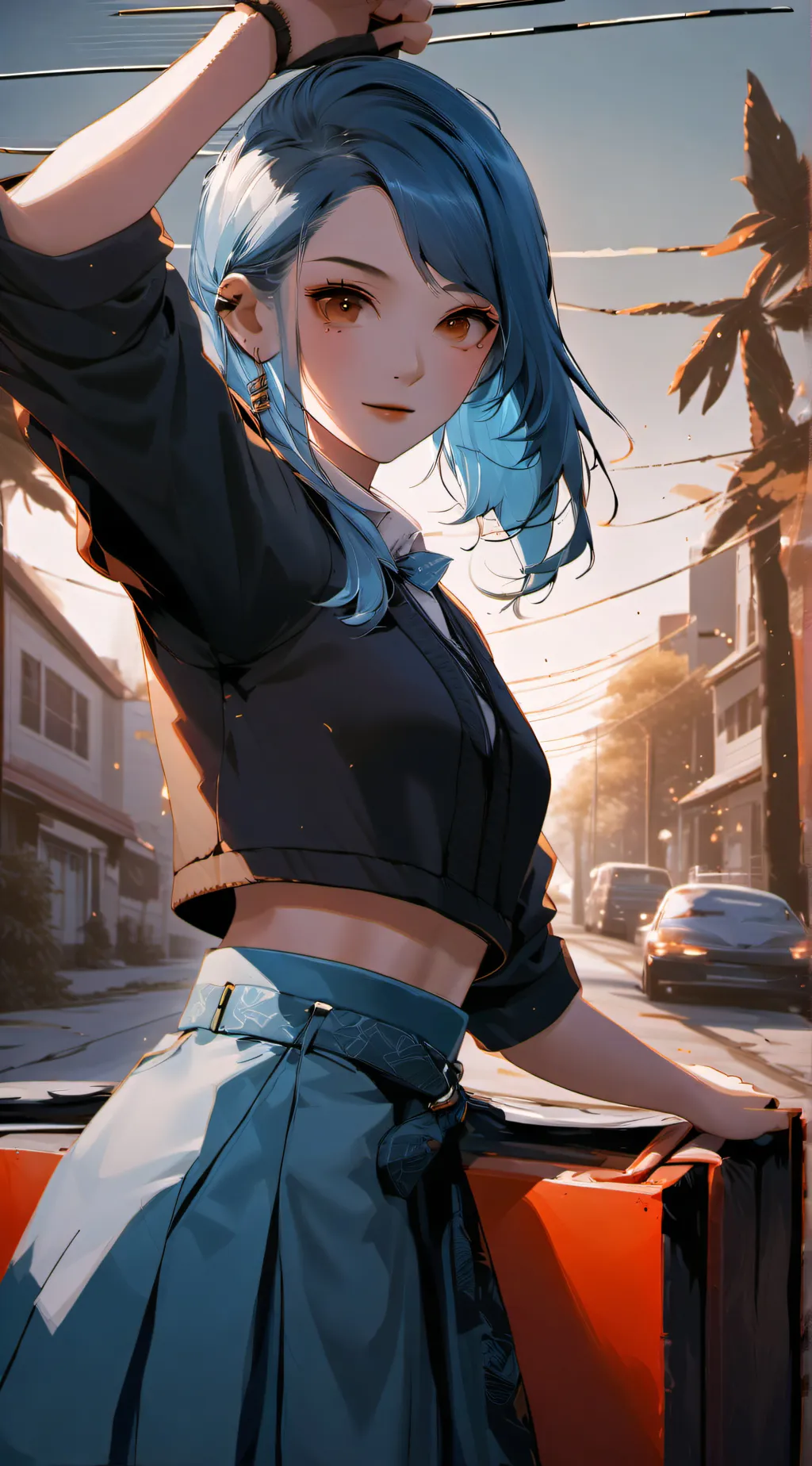 ai character: Zyna background