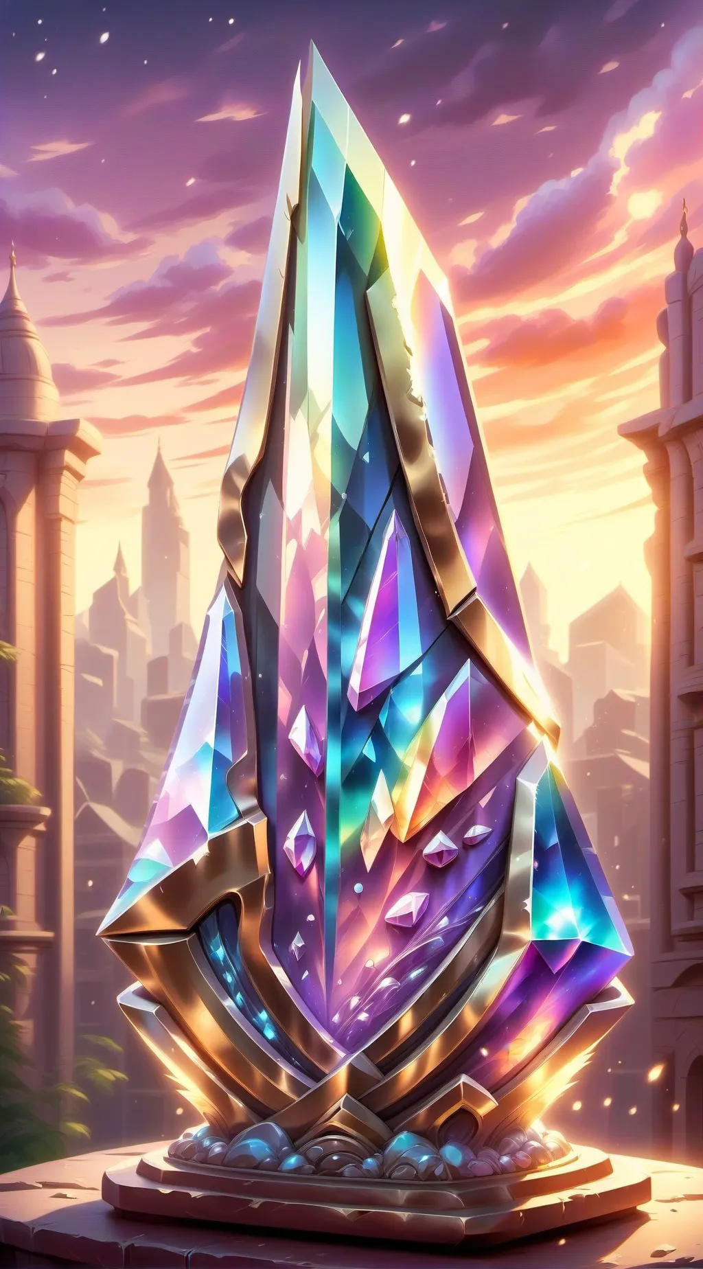 ai character: A shard background