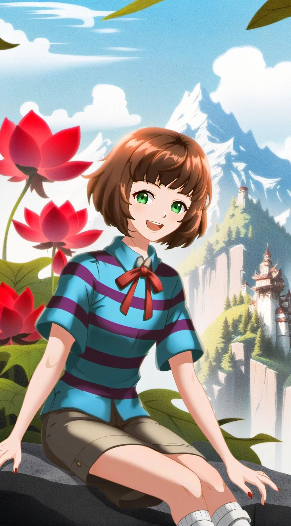 ai character: frisk background