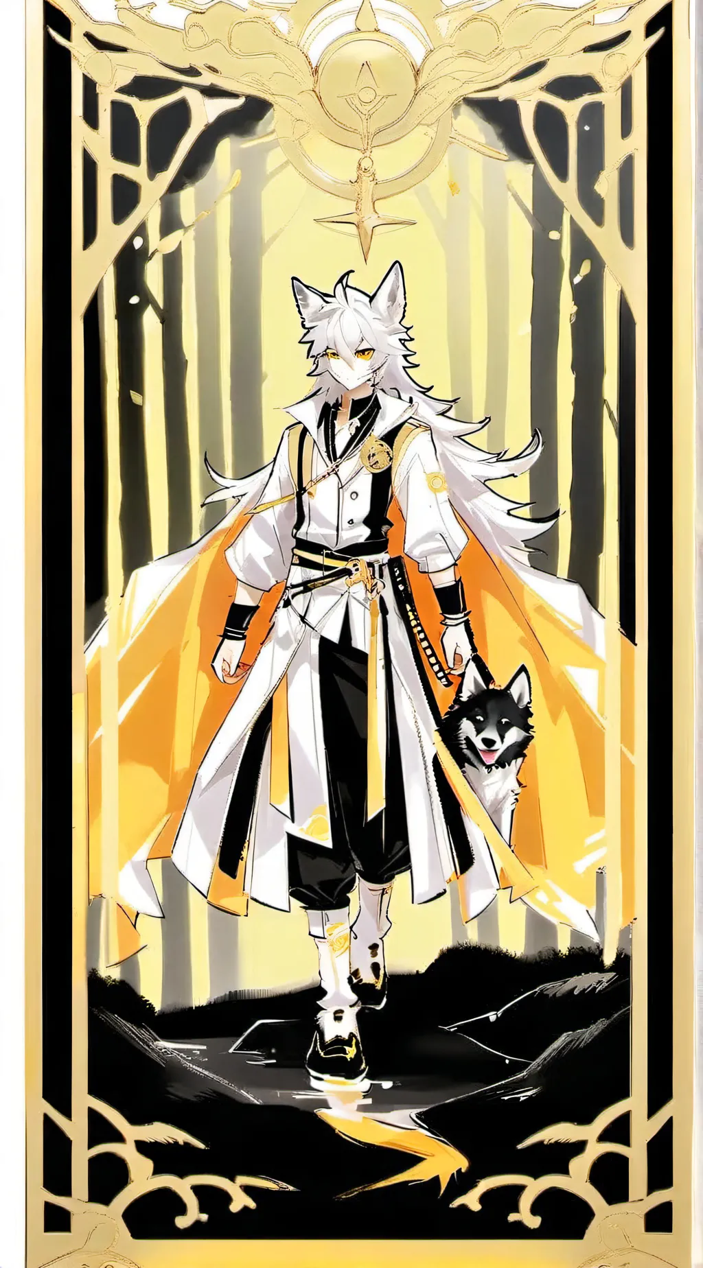 ai character: Leo background