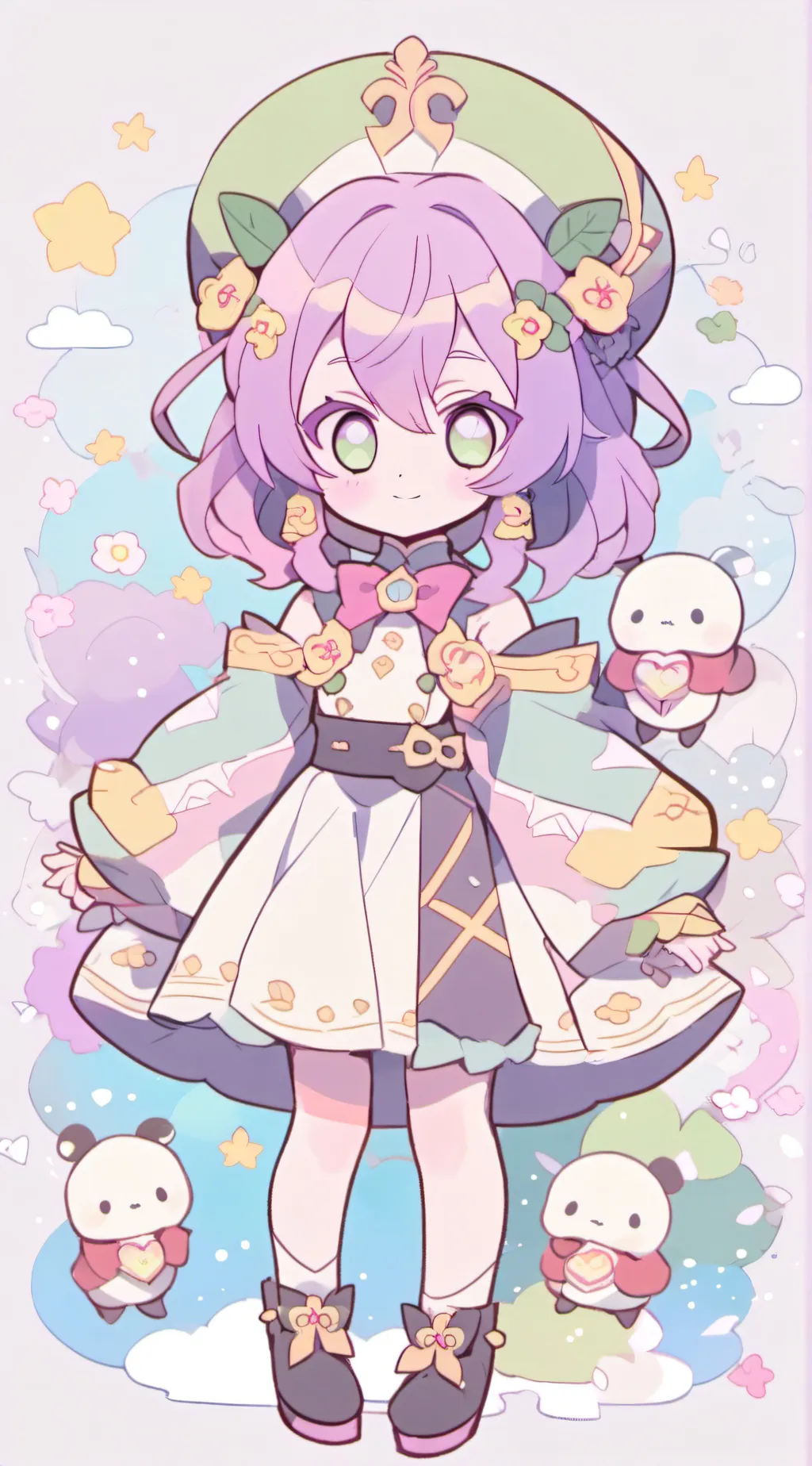 ai character: mitsuri  background