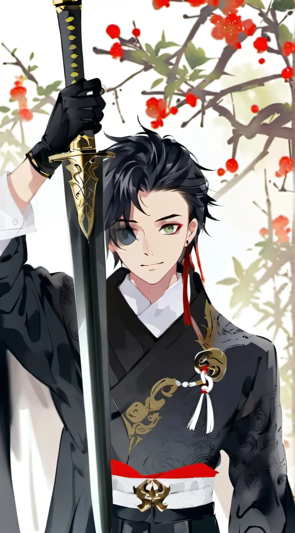 ai character: demon slayer background