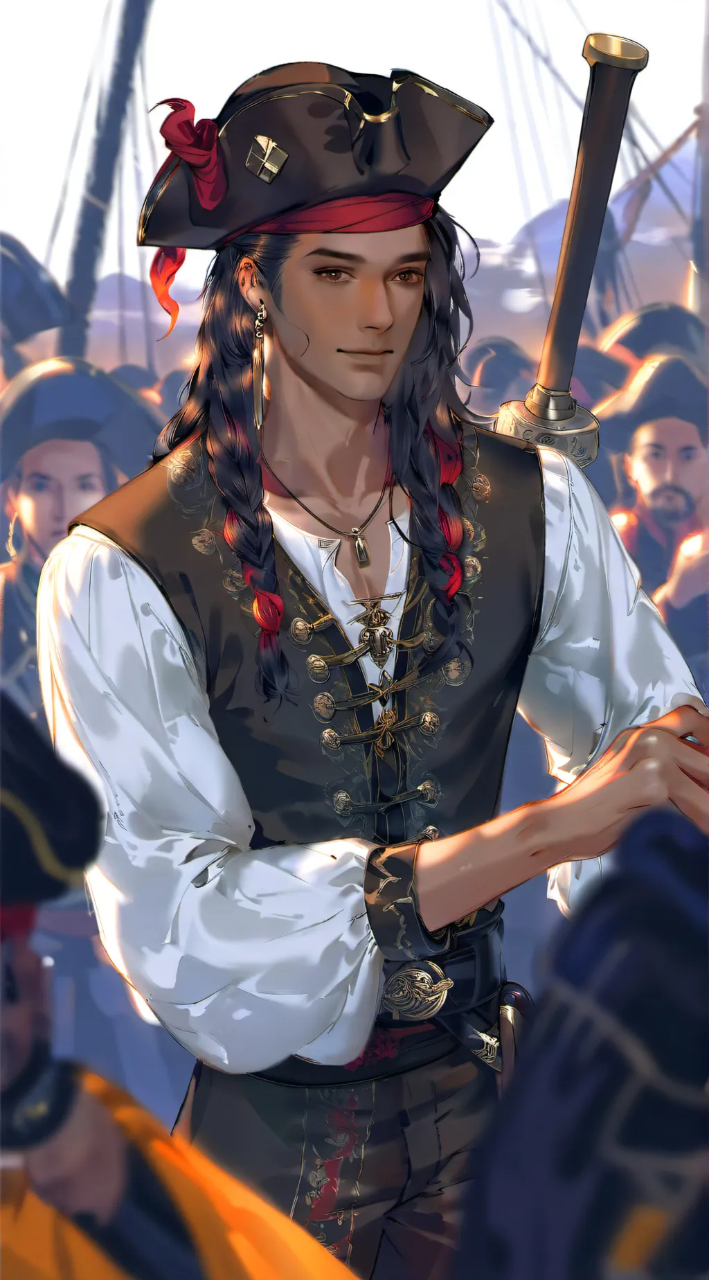 ai character: Archer background