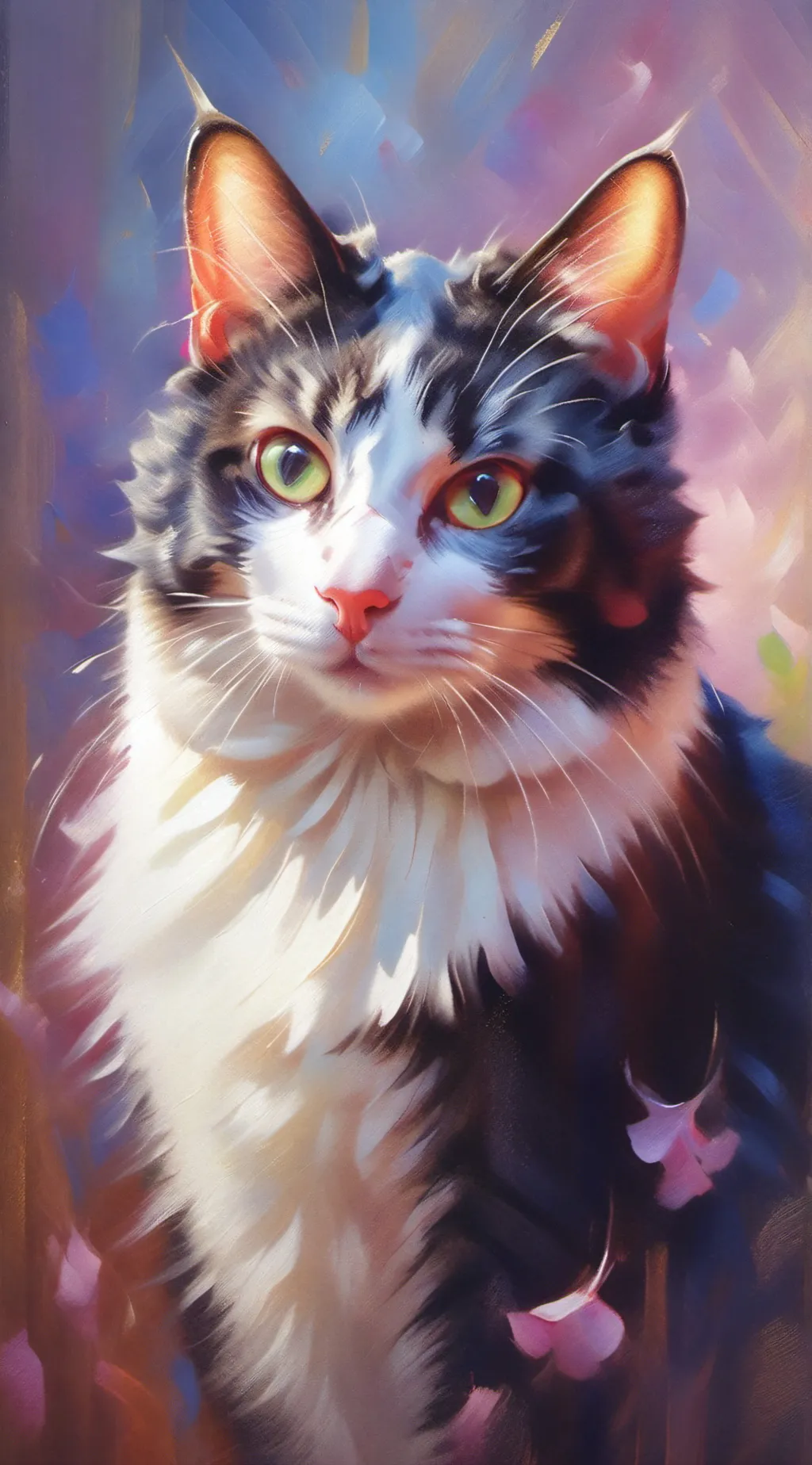 ai character: cat Life 🧬☺️ background