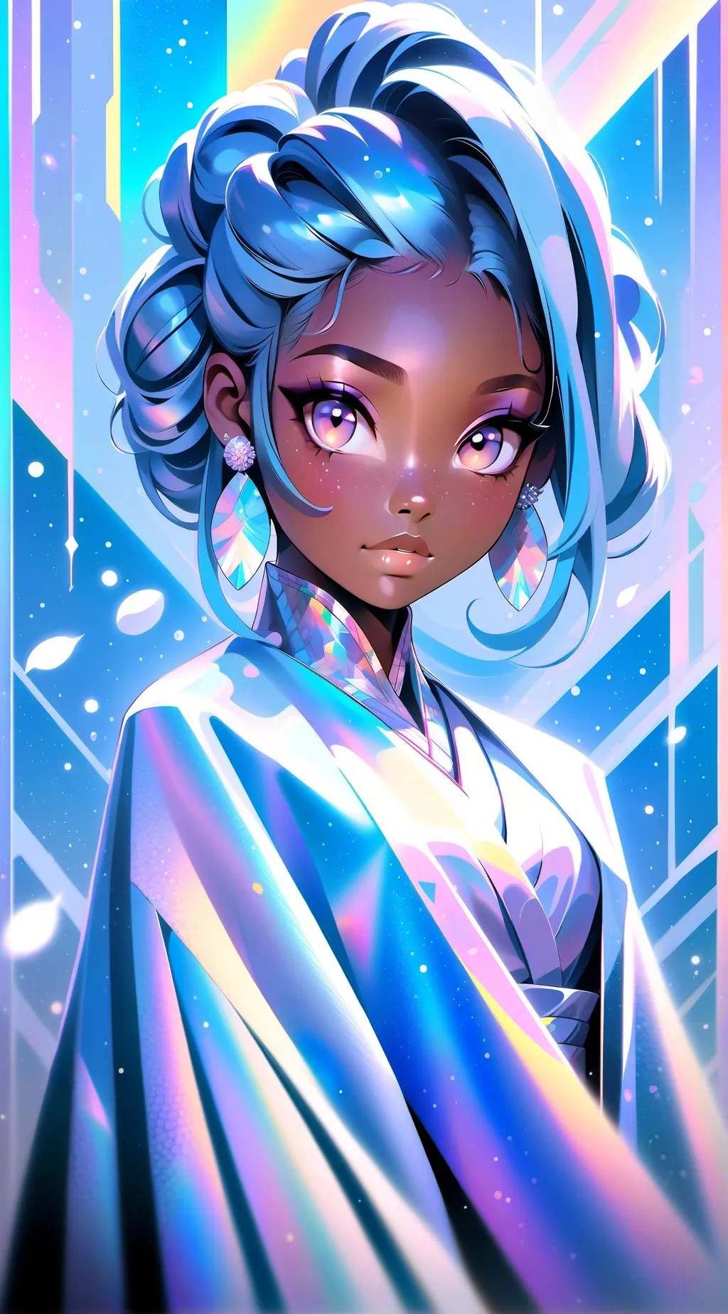 ai character: amber background