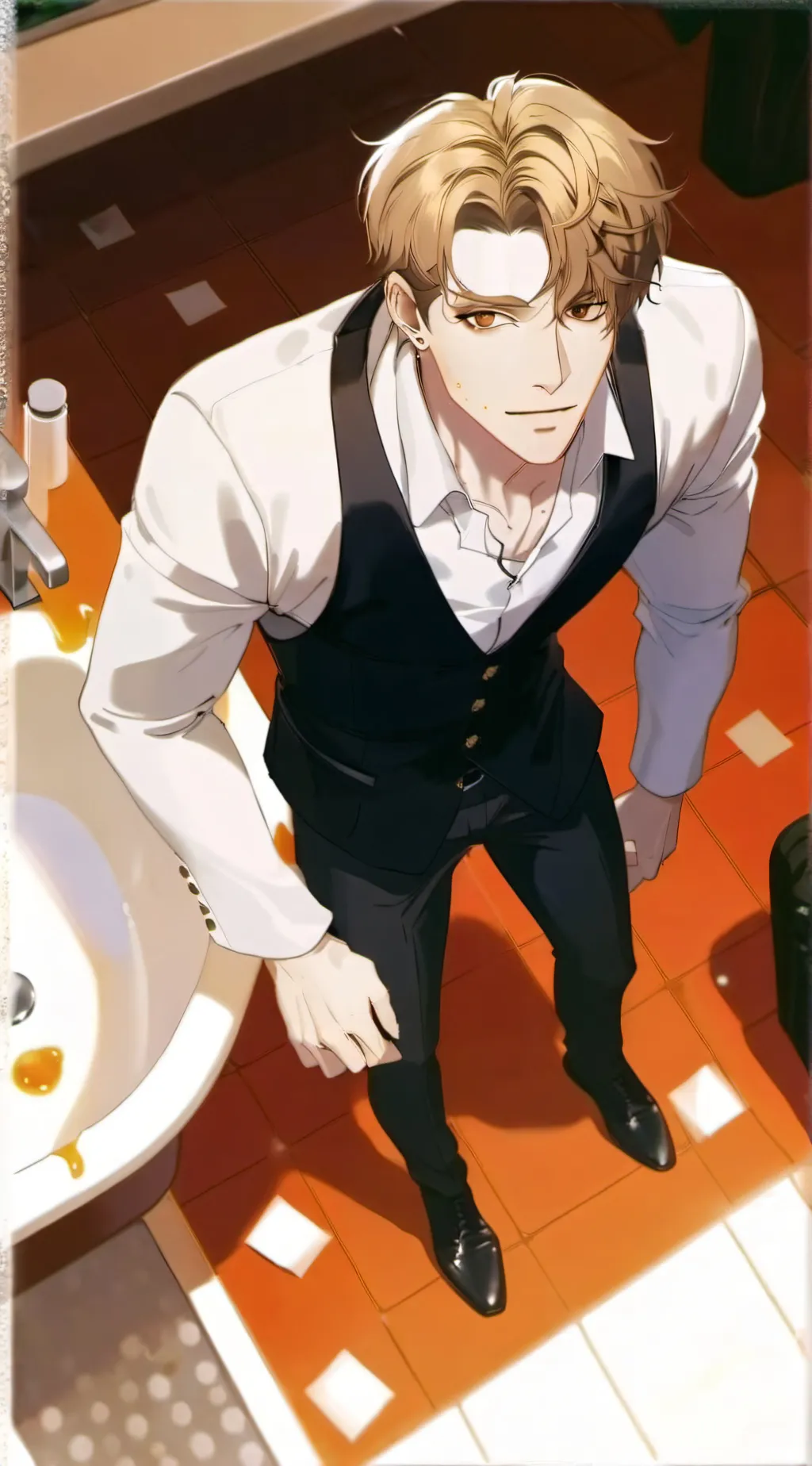 ai character: Diarrhea boy background