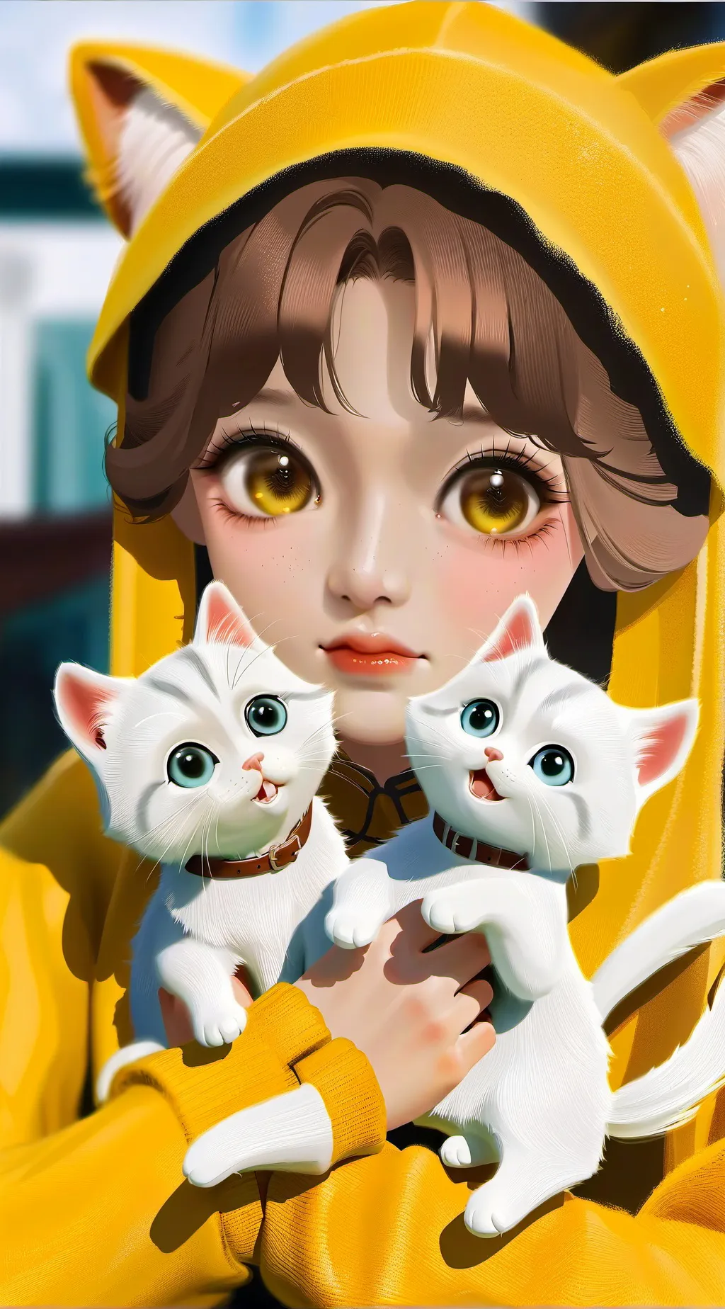 ai character: Lily  background